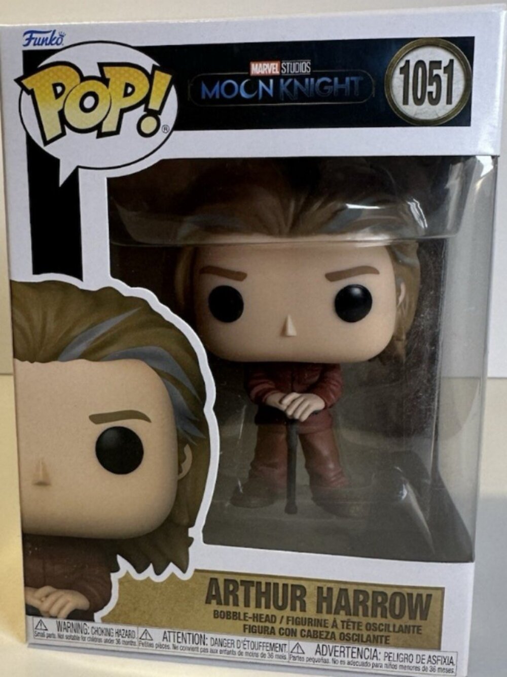 Funko Pop Arthur Harrow #1051 Marvel Moon Knight New in Box NIB Collectible